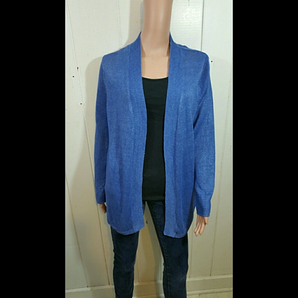Talbots Blue Cardigan